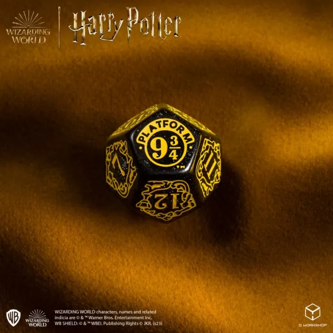 Набір кубиків Harry Potter. Hufflepuff Modern Dice Set - Black (7): купити за кращою ціною в Україні