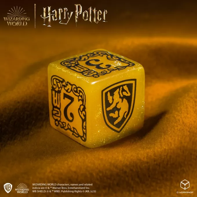 Набір кубиків Harry Potter. Hufflepuff Modern Dice Set - Yellow (7): купити за кращою ціною в Україні