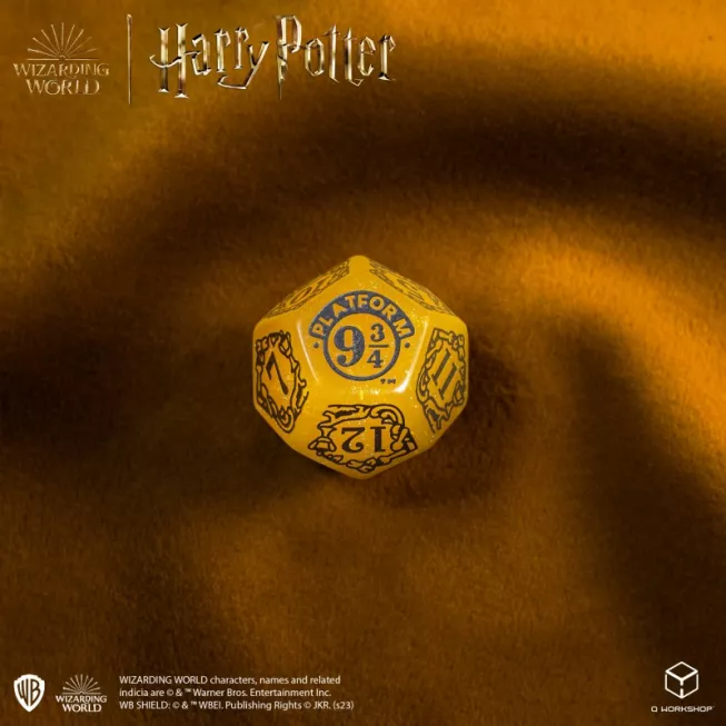 Набір кубиків Harry Potter. Hufflepuff Modern Dice Set - Yellow (7): купити за кращою ціною в Україні