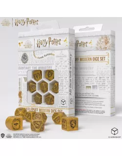 Набір кубиків Harry Potter. Hufflepuff Modern Dice Set - Yellow (7)