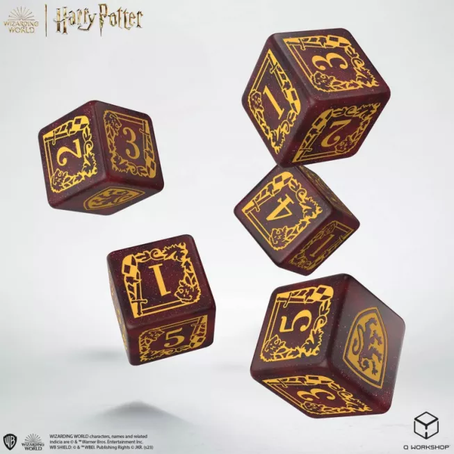 Набір кубиків з мішечком Harry Potter. Gryffindor Dice & Pouch (5): купити за кращою ціною в Україні
