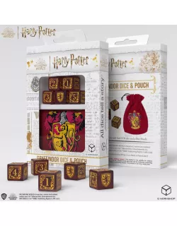 Набір кубиків з мішечком Harry Potter. Gryffindor Dice & Pouch (5)