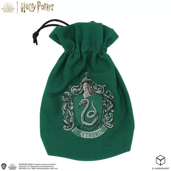 Набір кубиків з мішечком Harry Potter. Slytherin Dice & Pouch (5): купити за кращою ціною в Україні