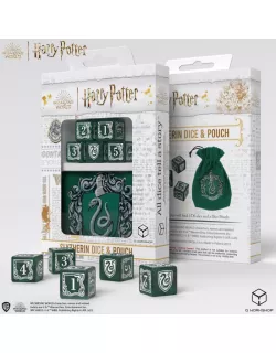 Набір кубиків з мішечком Harry Potter. Slytherin Dice & Pouch (5)