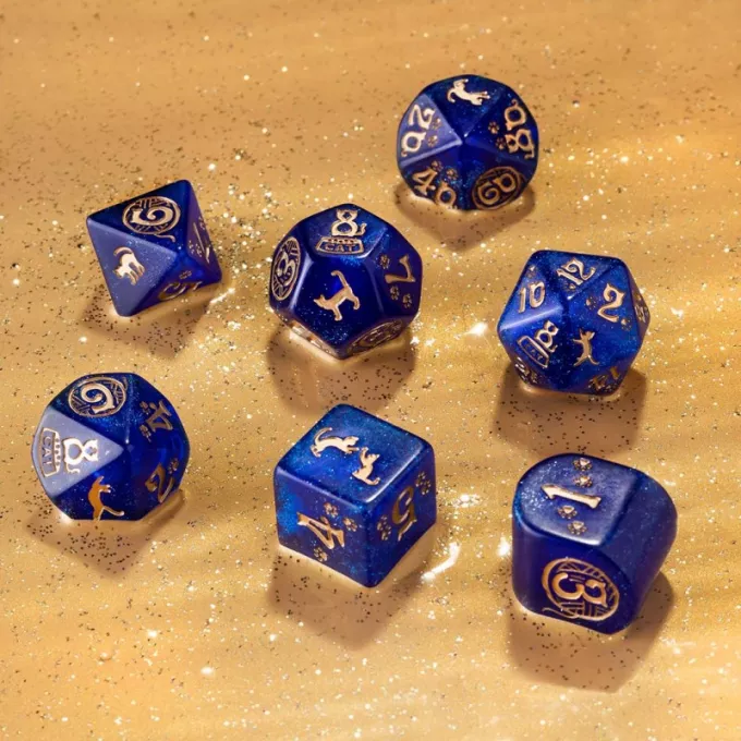 Набір кубиків Cats Modern Dice Set: Meowster (7): купити за кращою ціною в Україні