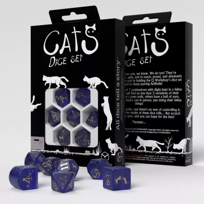 Набір кубиків Cats Modern Dice Set: Meowster (7): купити за кращою ціною в Україні