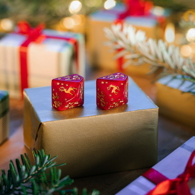 Набір кубиків Christmas Dice Set (7): купити за кращою ціною в Україні