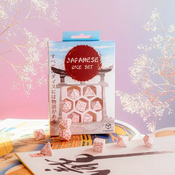 Набір кубиків Japanese Dice Set: Cherry Blossoms Petals (7): купити за кращою ціною в Україні