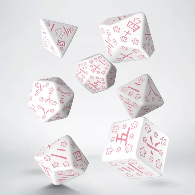 Набір кубиків Japanese Dice Set: Cherry Blossoms Petals (7): купити за кращою ціною в Україні