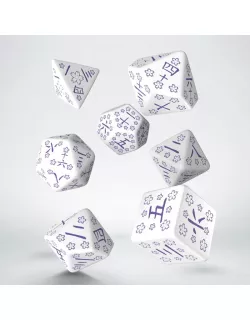 Набір кубиків Japanese Dice Set: Blue Star Lotus (7)