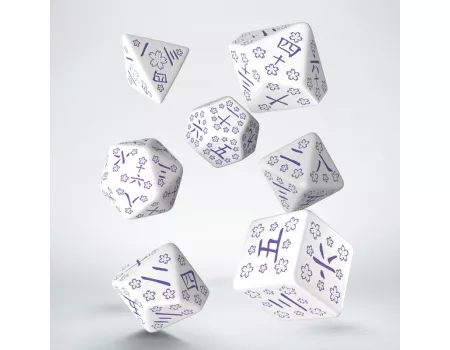 Набір кубиків Japanese Dice Set: Blue Star Lotus (7)