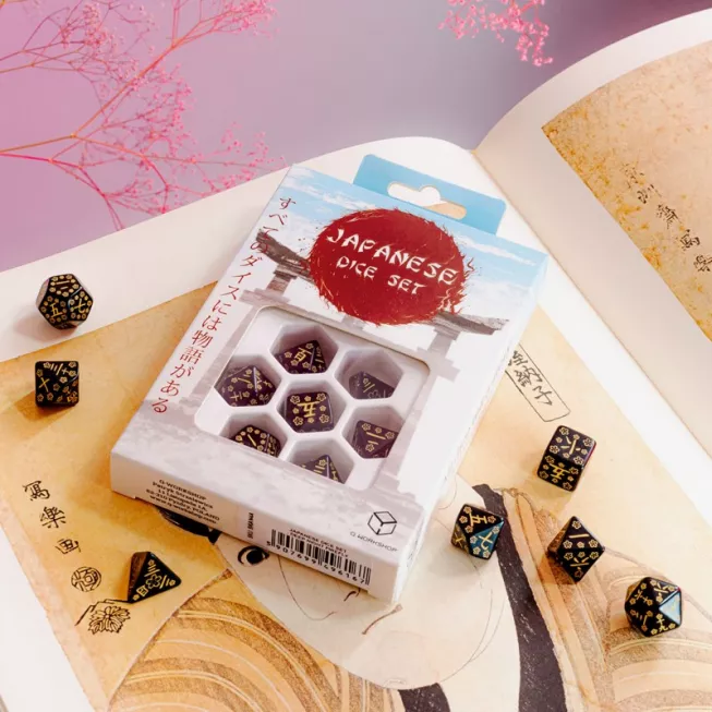 Набір кубиків Japanese Dice Set: Deep Night Firefly (7): купити за кращою ціною в Україні