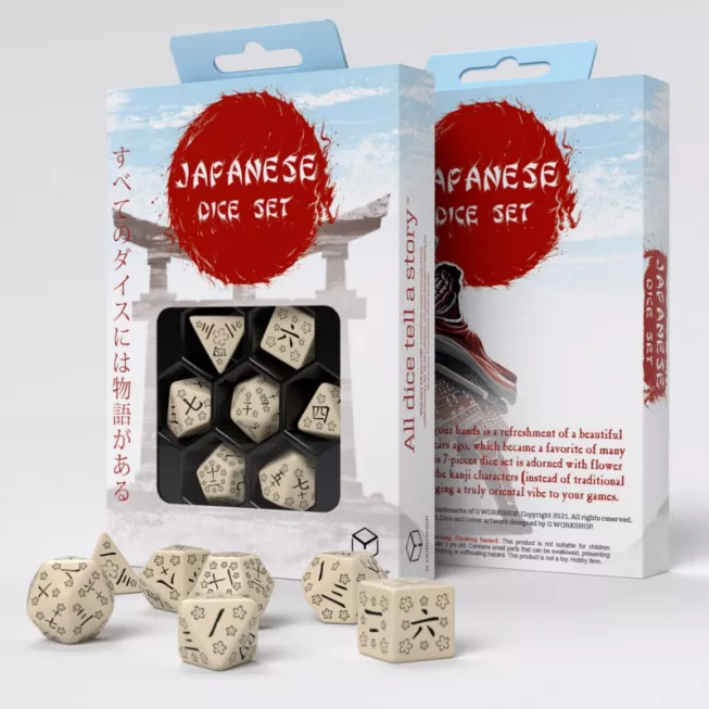 Набір кубиків Japanese Dice Set: Last Words Stone (7): купити за кращою ціною в Україні