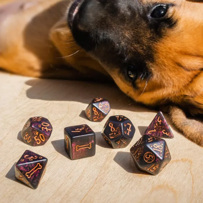 Набір кубиків DOGS Dice Set: Luna (7): купити за кращою ціною в Україні