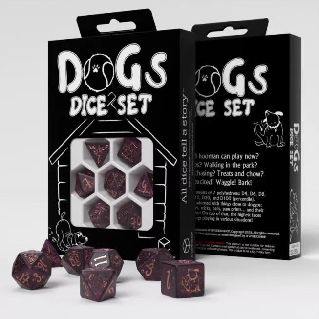Набір кубиків DOGS Dice Set: Luna (7): купити за кращою ціною в Україні