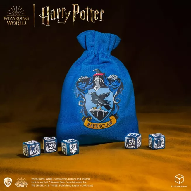 Набір кубиків з мішечком Harry Potter. Ravenclaw Dice & Pouch (5): купити за кращою ціною в Україні