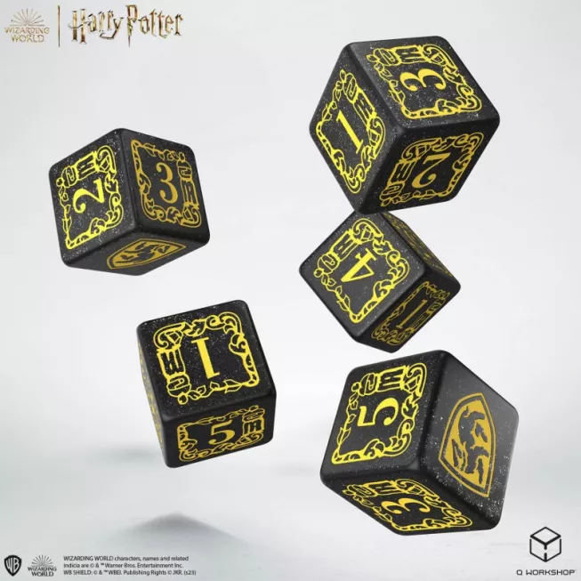 Набір кубиків з мішечком Harry Potter. Hufflepuff Dice & Pouch (5): купити за кращою ціною в Україні