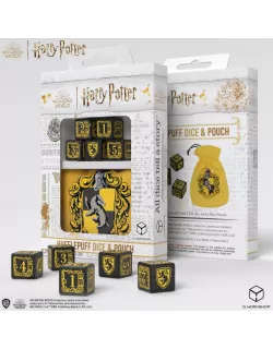 Набір кубиків з мішечком Harry Potter. Hufflepuff Dice & Pouch (5)