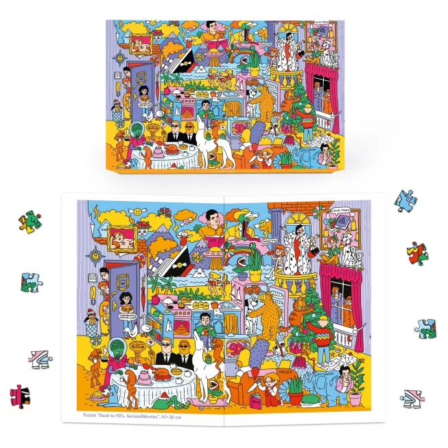 Пазл Серія 90-ті. Серіали та фільми: купити за кращою ціною в Україні