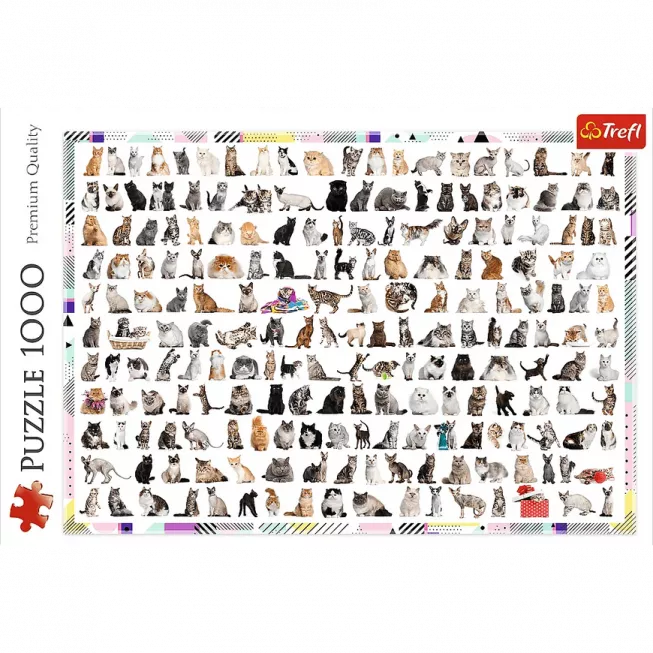 Пазл 208 котів (1000): купити за кращою ціною в Україні