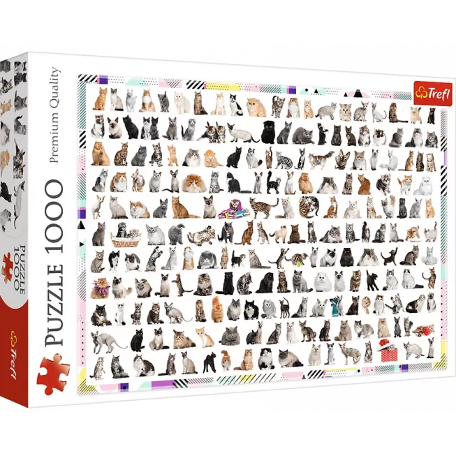 Пазл 208 котів (1000): купити за кращою ціною в Україні