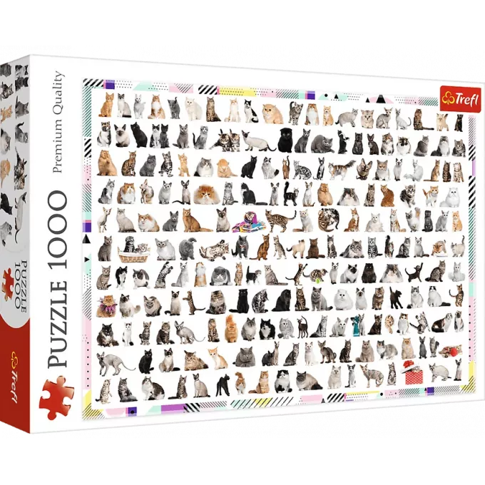 Пазл 208 котів (1000): купити за кращою ціною в Україні