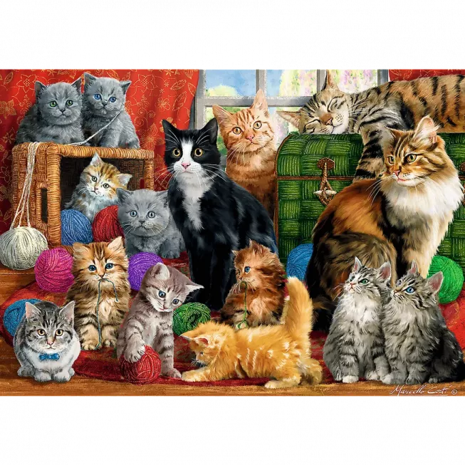 Пазл Арт колекція: Зустріч котиків (1000): купити за кращою ціною в Україні