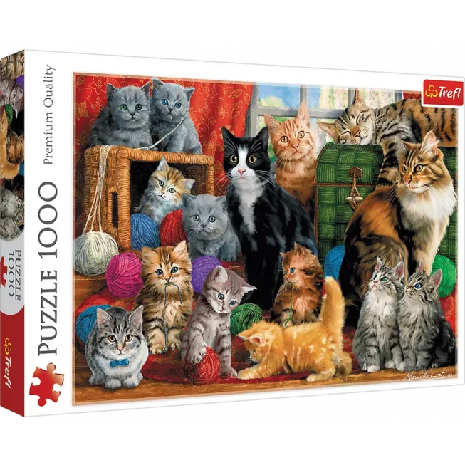Пазл Арт колекція: Зустріч котиків (1000): купити за кращою ціною в Україні