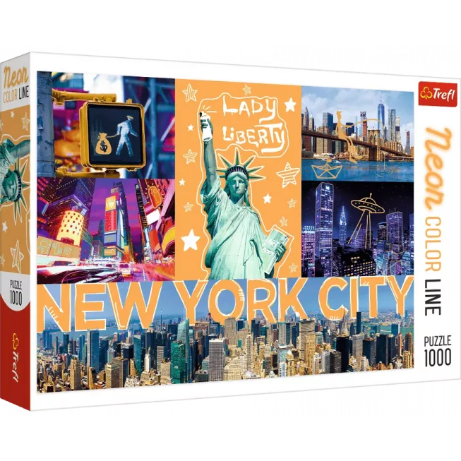 Пазл Неонові малюнки: Місто (1000): купити за кращою ціною в Україні