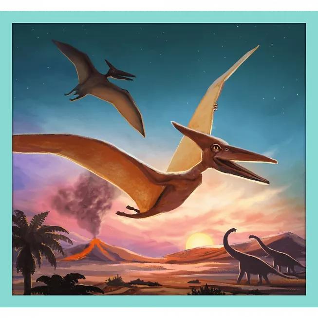 Набір пазлів 10 в 1. Знайомтеся з усіма динозаврами: купити за кращою ціною в Україні