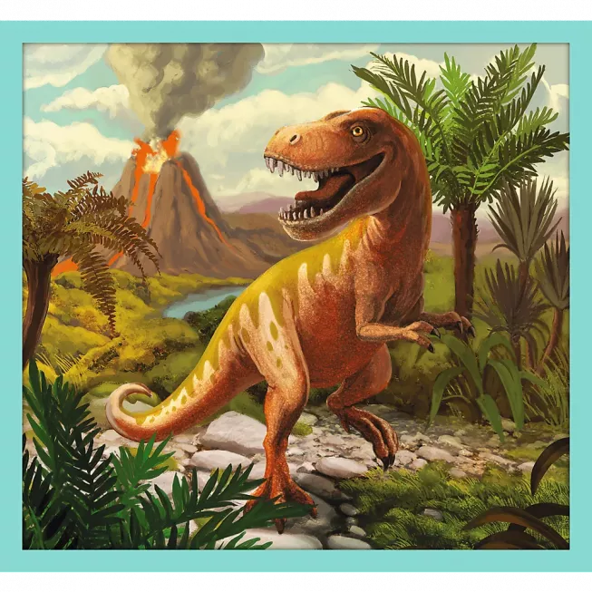 Набір пазлів 10 в 1. Знайомтеся з усіма динозаврами: купити за кращою ціною в Україні