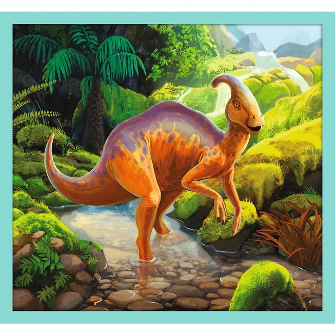 Набір пазлів 10 в 1. Знайомтеся з усіма динозаврами: купити за кращою ціною в Україні