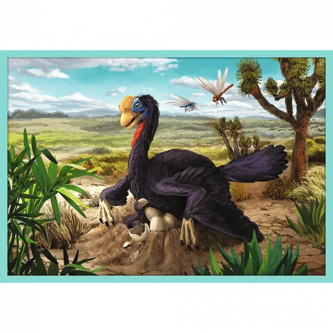 Набір пазлів 10 в 1. Знайомтеся з усіма динозаврами: купити за кращою ціною в Україні