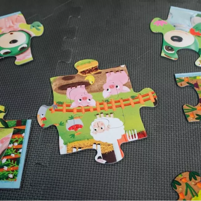 Пазл + Розмальовка. Дітки в зоопарку (15): купити за кращою ціною в Україні