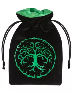 Мішечок Forest Black & green Velour Dice Bag