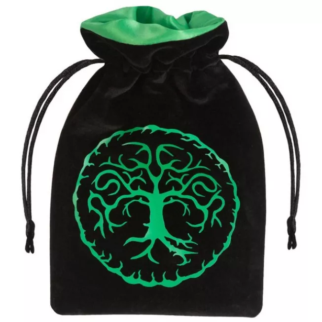 Мішечок Forest Black & green Velour Dice Bag: купити за кращою ціною в Україні