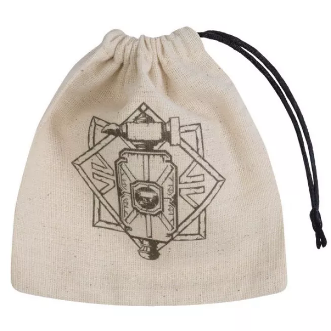Мішечок Dwarven Beige & black Basic Dice Bag: купити за кращою ціною в Україні