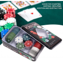 Набір для гри в покер у металевій коробці (100 фішок): купити за кращою ціною в Україні