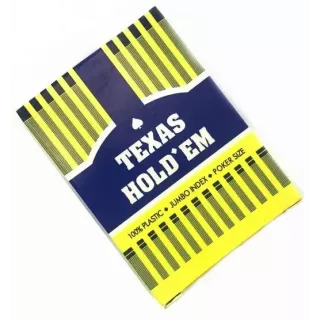 Гральні карти пластикові Texas. Синя сорочка