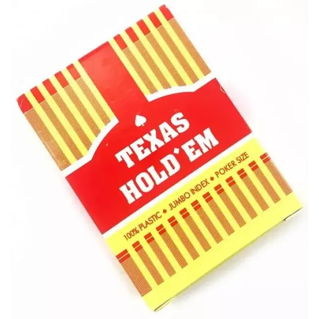 Гральні карти пластикові Texas. Червона сорочка: купити за кращою ціною в Україні