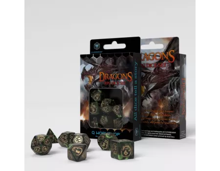 Набір кубиків Dragons Dice Set: Nephrite (7)