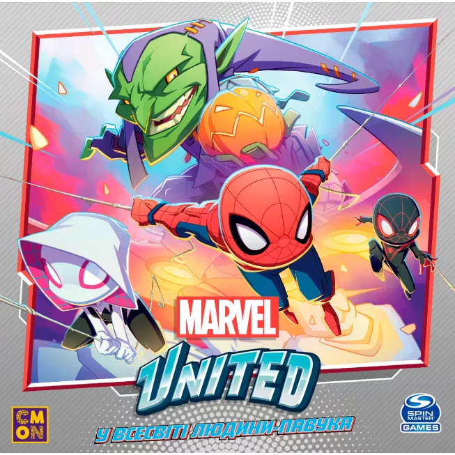 Настільна гра Marvel United: У всесвіті Людини-павука