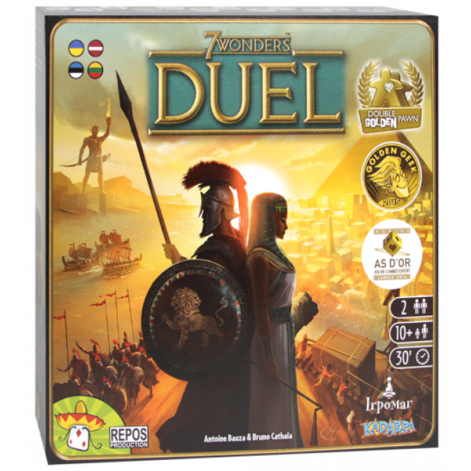 Настільна гра 7 Чудес: Дуель (7 Wonders: Duel)