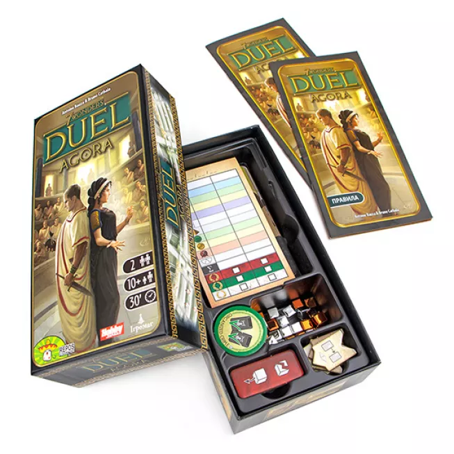 Настільна гра 7 Чудес Дуель: Агора (7 Wonders Duel: Agora)