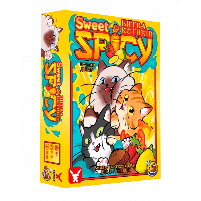 Настільна гра Sweet & Spicy. Битва котиків