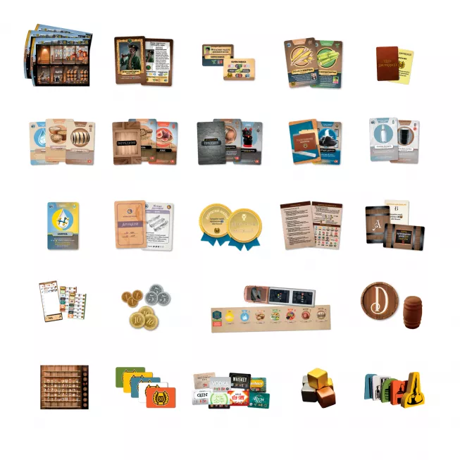 Настільна гра Distilled. Таємниці напоїв