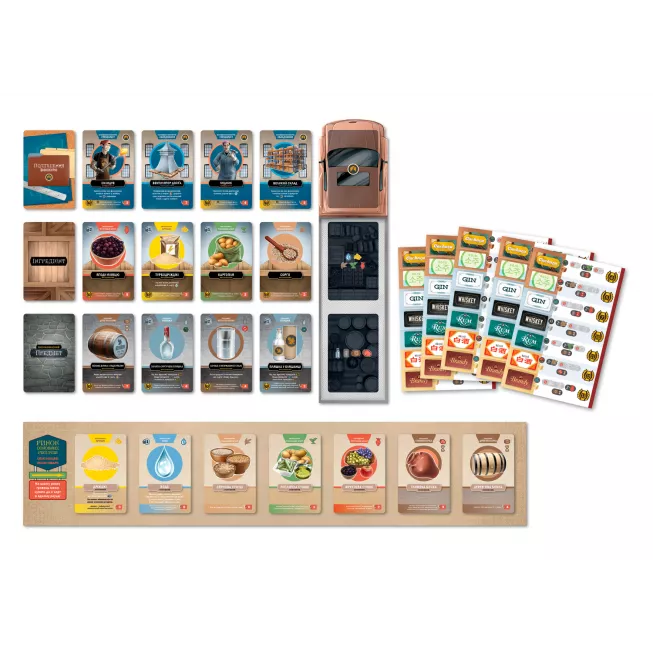 Настільна гра Distilled. Таємниці напоїв