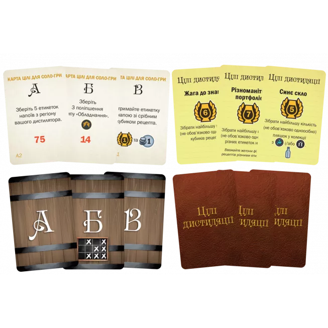 Настільна гра Distilled. Таємниці напоїв