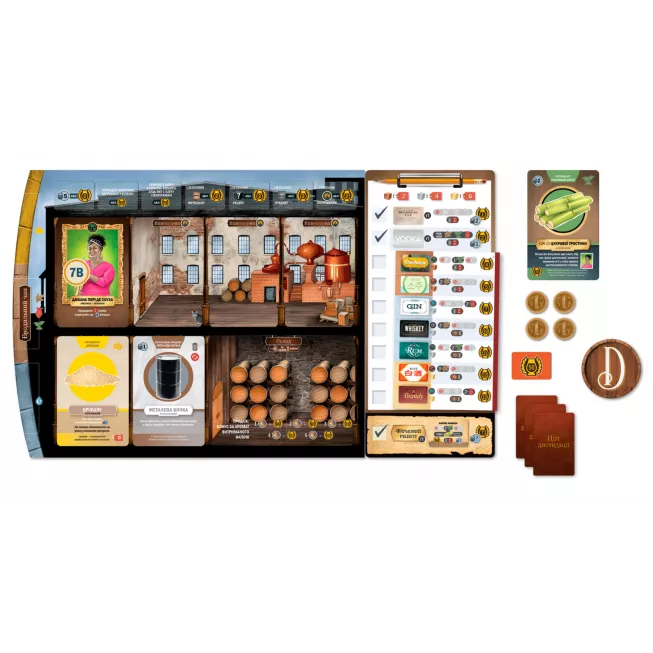 Настільна гра Distilled. Таємниці напоїв