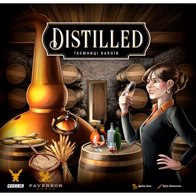 Настільна гра Distilled. Таємниці напоїв